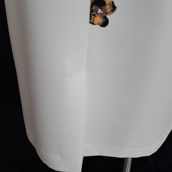 New AGB Sleeveless Knee Length Unique Floral Design - Picture 6 of 8